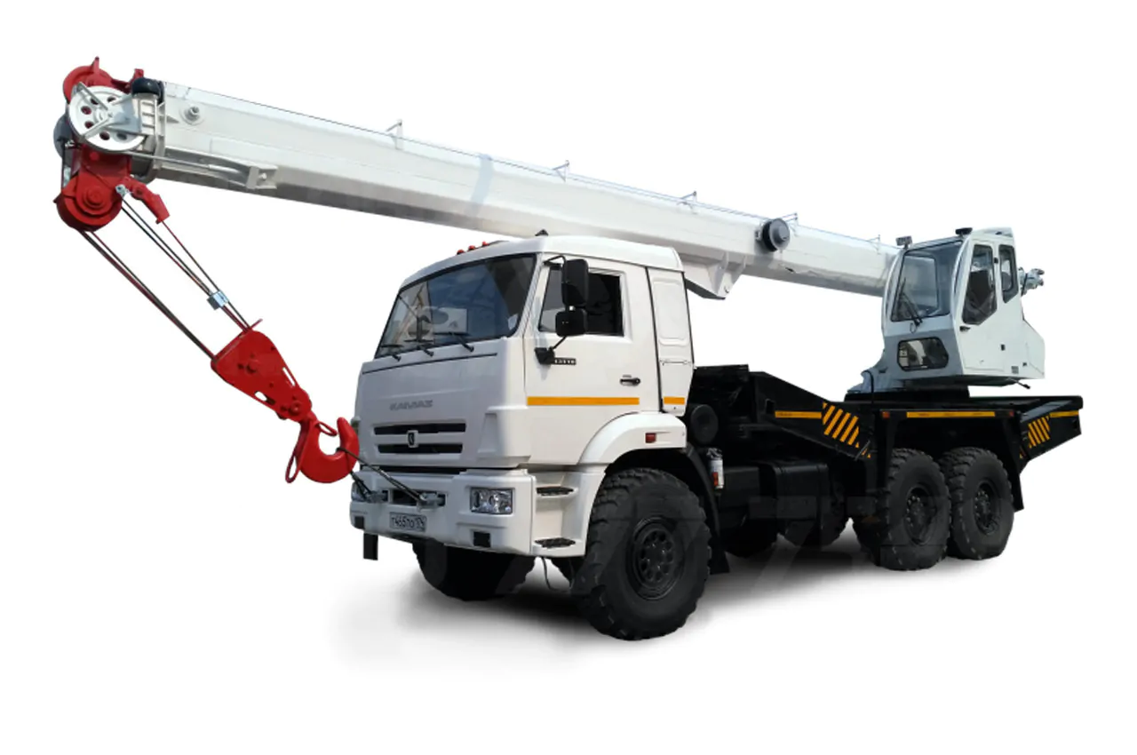 Купить Автокран КамАЗ КС-55733-26 6x6 и другую дорожную, коммунальную, строительную спецтехнику в Торговом Доме «Регион 45».