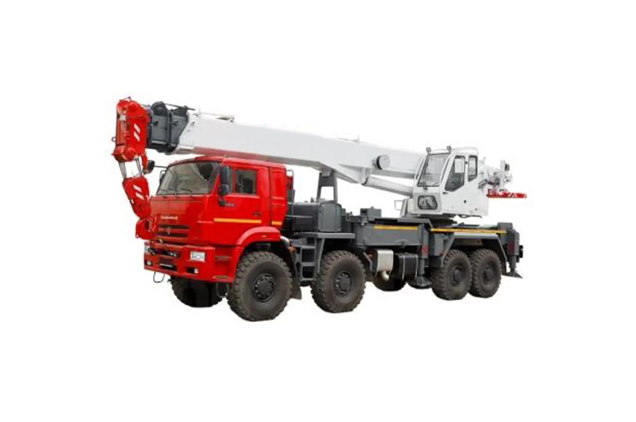 Купить Автокран КамАЗ КС-65717-34 КАМАЗ 8х8 и другую дорожную, коммунальную, строительную спецтехнику в Торговом Доме «Регион 45».