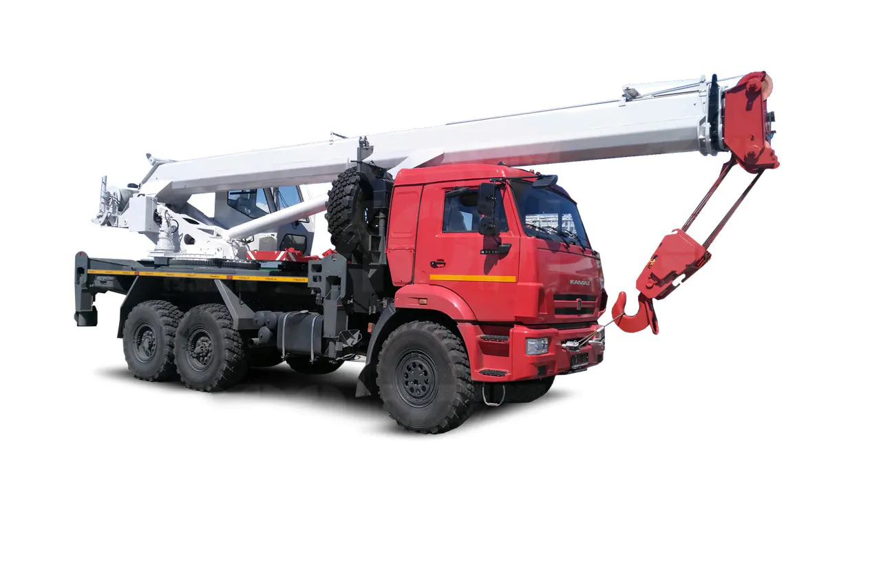 Купить Автокран КамАЗ КС-55732-22 6x6 и другую дорожную, коммунальную, строительную спецтехнику в Торговом Доме «Регион 45».