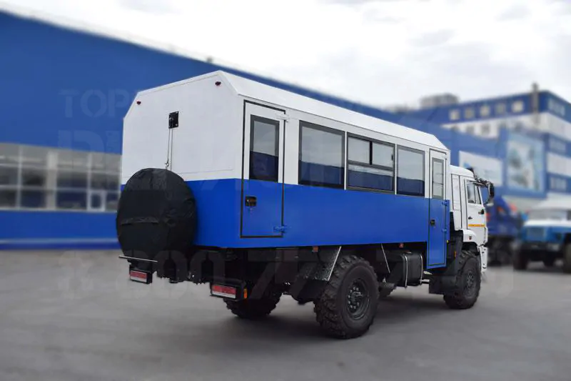 Купить Вахтовый автобус Камаз 43502-3036 и другую дорожную, коммунальную, строительную спецтехнику в Торговом Доме «Регион 45».