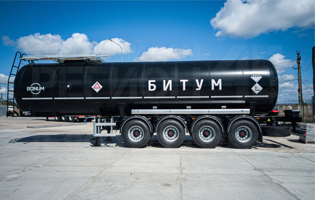Купить Полуприцеп битумовоз 914220-01 и другую дорожную, коммунальную, строительную спецтехнику в Торговом Доме «Регион 45».