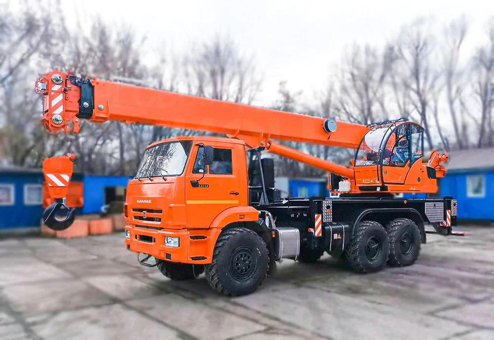Купить Автокран КамАЗ-43118 КС-55713-5К-1 6х6 и другую дорожную, коммунальную, строительную спецтехнику в Торговом Доме «Регион 45».
