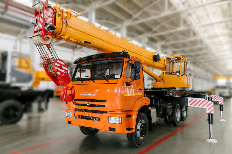 Купить Автокран КамАЗ КС-45717K-1В и другую дорожную, коммунальную, строительную спецтехнику в Торговом Доме «Регион 45».