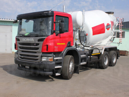 Автобетоносмеситель 9DO Scania P380CB6x4EHZ (с приводом от шасси автомобиля) - Изображение 1