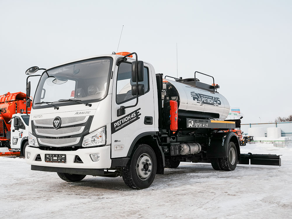 Купить Автогудронатор Foton 4000 и другую дорожную, коммунальную, строительную спецтехнику в Торговом Доме «Регион 45».