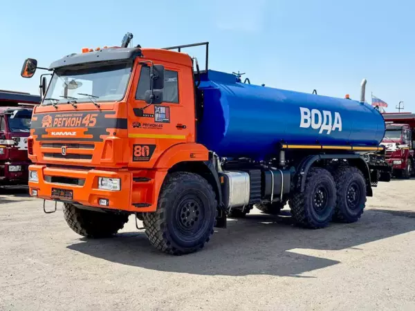 Купить Автоцистерна для питьевой воды на шасси КамАЗ и другую дорожную, коммунальную, строительную спецтехнику в Торговом Доме «Регион 45».