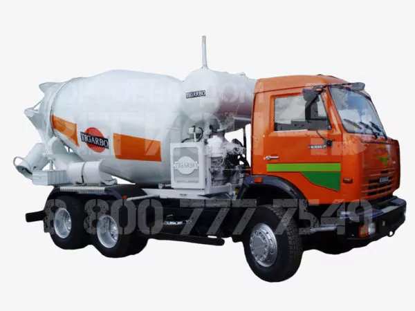 Купить Автобетоносмеситель 6DA КамАЗ 65115-62 (с приводом от автономного двигателя) и другую дорожную, коммунальную, строительную спецтехнику в Торговом Доме «Регион 45».