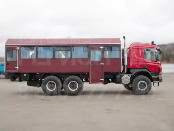 Купить Вахтовый автобус SCANIA G360 и другую дорожную, коммунальную, строительную спецтехнику в Торговом Доме «Регион 45».