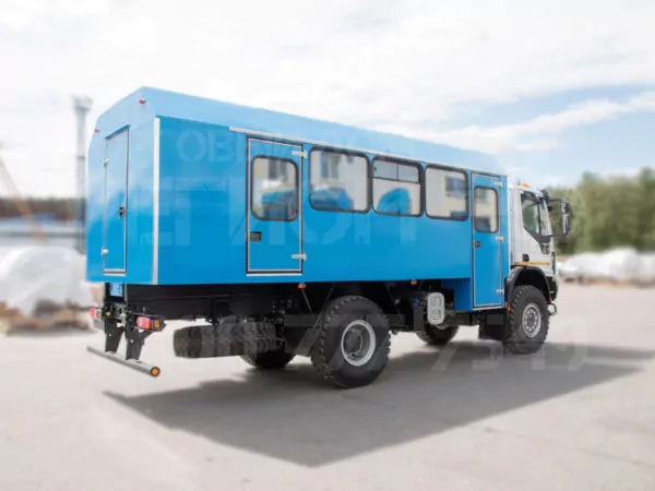 Купить Вахтовый автобус IVECO-AMT 423900 и другую дорожную, коммунальную, строительную спецтехнику в Торговом Доме «Регион 45».