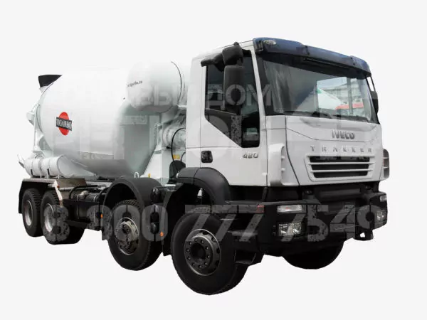 Купить Автобетоносмеситель 10DO IVECO Trakker AD410T42H (с приводом от шасси автомобиля) и другую дорожную, коммунальную, строительную спецтехнику в Торговом Доме «Регион 45».